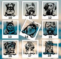 Image 3 of DOG DECALS 1