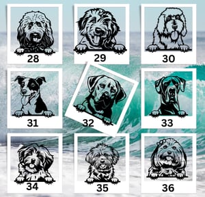 Image of DOG DECALS 2