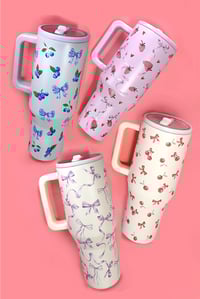 Image 10 of Leak-Proof 40oz Tumbler with Straw