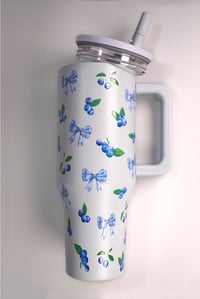 Image 12 of Leak-Proof 40oz Tumbler with Straw