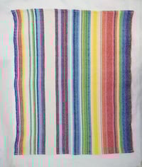 Image 3 of Handwoven Towels-Rainbow