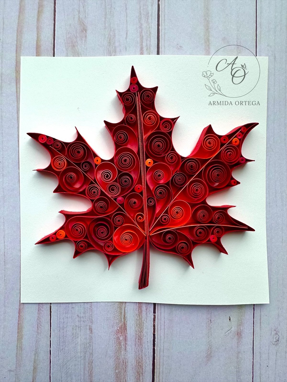 Image of RED MAPLE LEAF