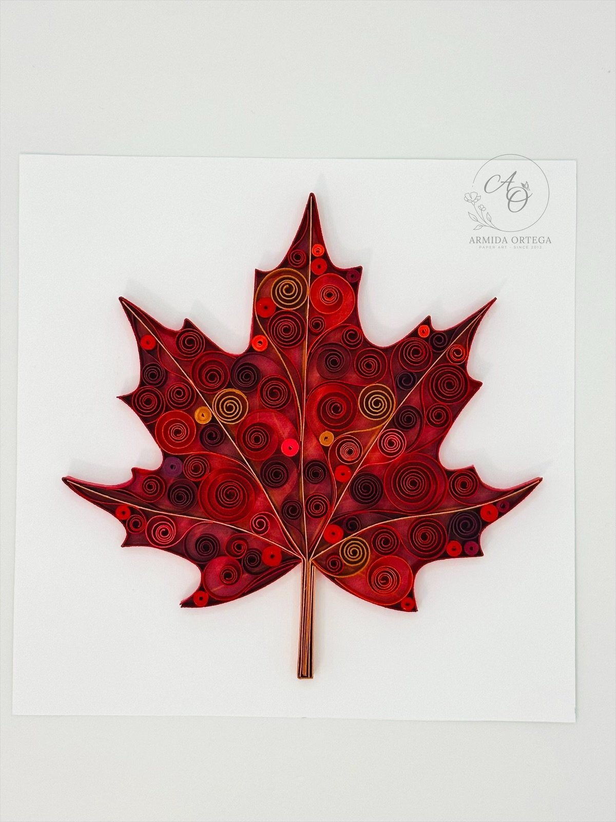 Image of RED MAPLE LEAF -2