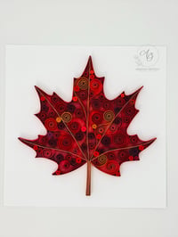 Image 1 of RED MAPLE LEAF -2 