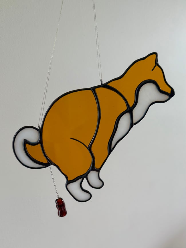 Shiba Pooper Suncatcher