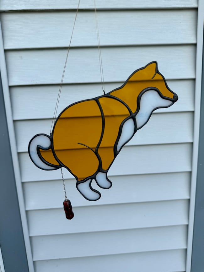 Shiba Pooper Suncatcher