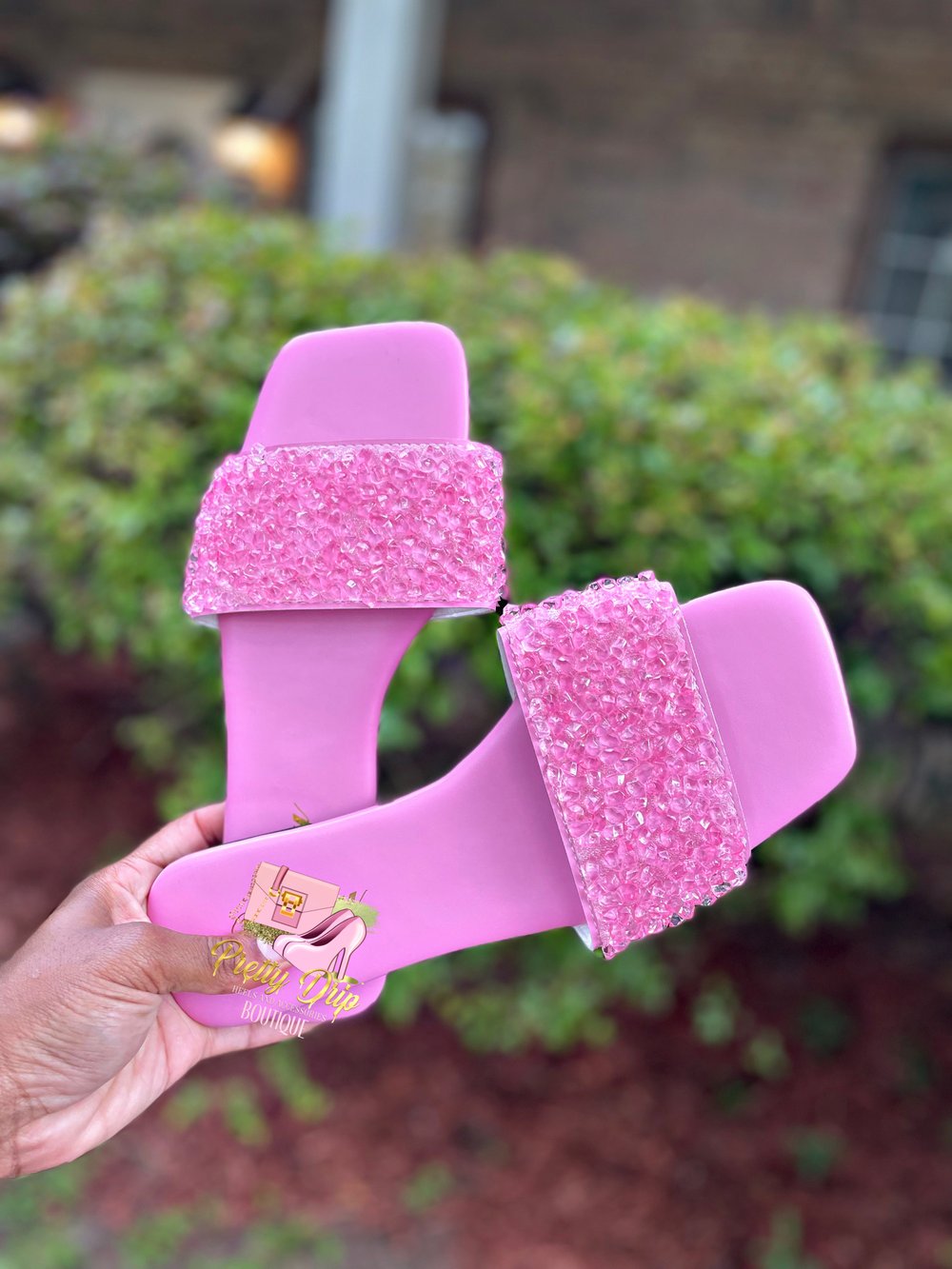 Crystal Pink Slides