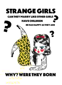 Image 1 of Strange Girls Print