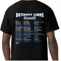 Image 3 of 2025 Detroit Lions Unfinished Business Tour Shirt