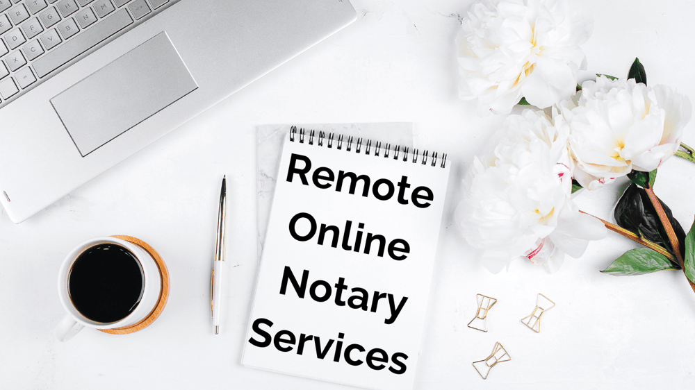 Image of E- NOTARY (REMOTE ONLINE NOTARY) SERVICE