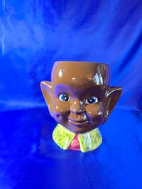 Image 1 of Ceramic Handmade Elf Head Punch Bowl