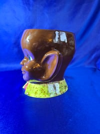 Image 2 of Ceramic Handmade Elf Head Punch Bowl