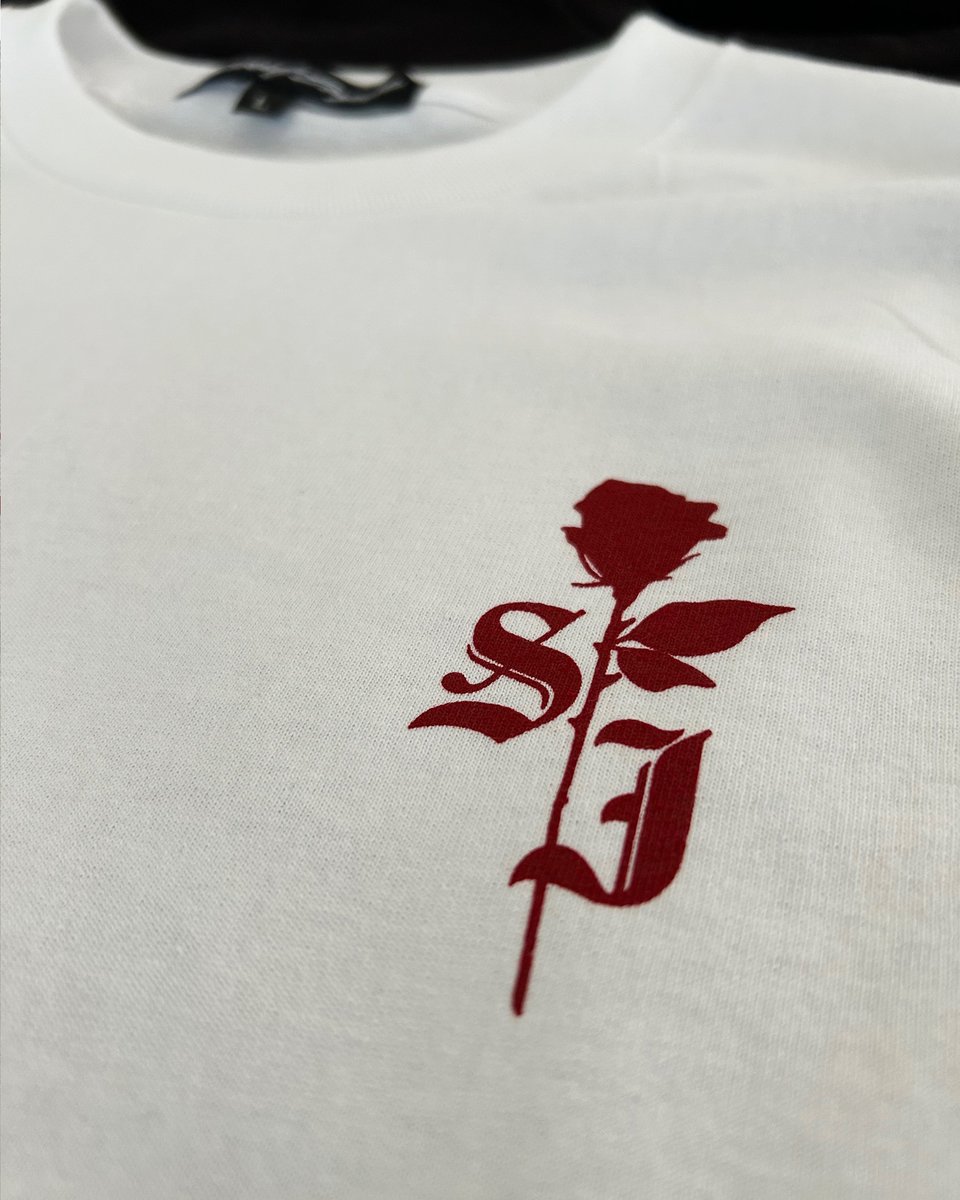 SJ Rose Tee (White) | The Harvest Empire