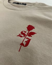 Image 4 of SJ Rose Tee (Tan)