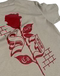 Image 3 of SJ Rose Tee (Tan)