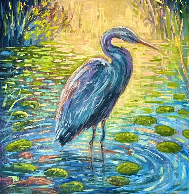 Small Treasures: Herons Series
