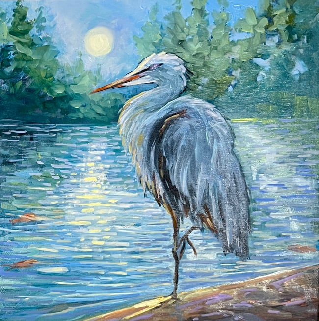 Small Treasures: Herons Series