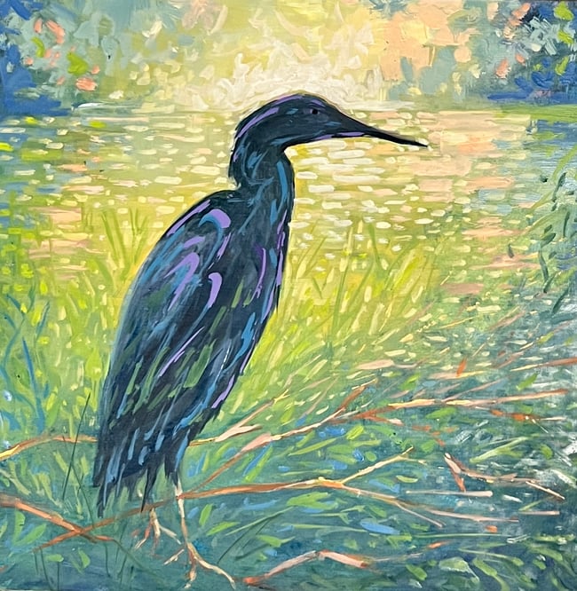 Small Treasures: Herons Series