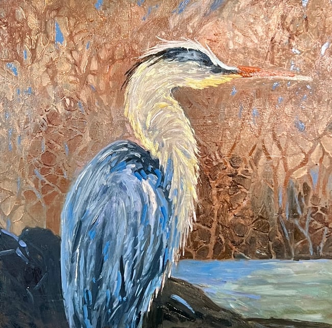 Small Treasures: Herons Series