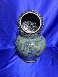 Image 1 of Handmade 14" Ceramic Ginger Jar Vase  Urn