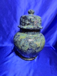 Image 2 of Handmade 14" Ceramic Ginger Jar Vase  Urn