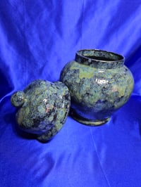 Image 4 of Handmade 14" Ceramic Ginger Jar Vase  Urn