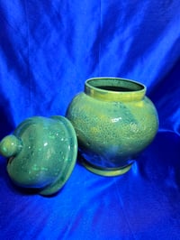 Image 9 of Handmade 14" Ceramic Ginger Jar Vase  Urn