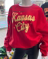 KC Gold Puff Crewneck