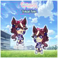 Image 2 of Gold Ship / Tokai Teio / Oguri Cap Acrylic Keychains