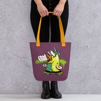 Image 5 of Bird Scooter Tote bag