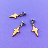 Image 2 of Gold Sparkle Charms [Set of 3]