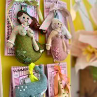Image 4 of Handmade felt Mermaid Summer Bag Charm