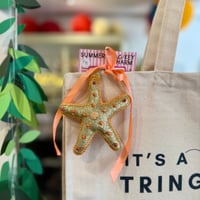 Image 5 of Handmade felt Starfish and Whale Summer Bag Tags