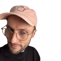 Image 2 of Embroidered GHOST Logo Cap - Peach