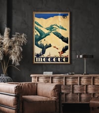Image 2 of Megeve | Paul Charlemagne | Vintage Poster | Wall Art Print