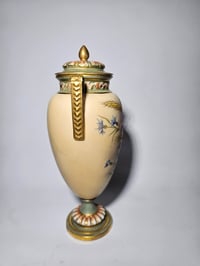 Image 4 of Royal Worcester Stemmed Vase and Cover