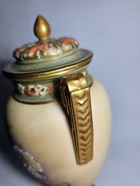 Image 5 of Royal Worcester Stemmed Vase and Cover