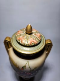 Image 7 of Royal Worcester Stemmed Vase and Cover