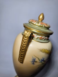 Image 6 of Royal Worcester Stemmed Vase and Cover