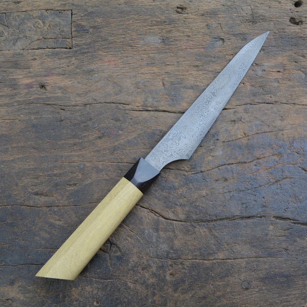 Image of 2nd choice - Raindrop damascus petty 140x30