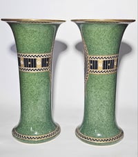 Image 6 of Royal Worcester Pair Flared Rim Vases