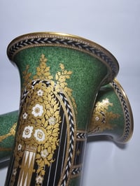 Image 10 of Royal Worcester Pair Flared Rim Vases