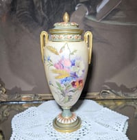 Image 13 of Royal Worcester Stemmed Vase and Cover