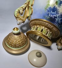 Image 10 of Royal Worcester Pot Pourri Vase and Covers