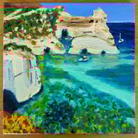 Image 1 of Be Here Now Painting w/Lyrics