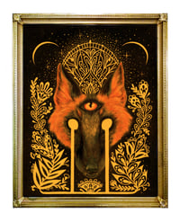 Image 1 of The Very Witching Hour in vintage gold frame