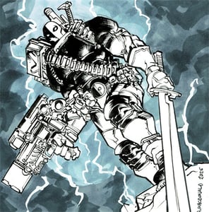 Image of Deathstroke: The Terminator Mini-Sketch