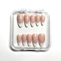 Image 1 of Priklijuojami nagai - White Elegance (Vidutinio ilgio)