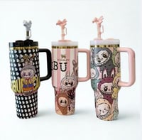 Image 2 of Labubu X Stanley™️ Black & White Limited Edition 40 Oz. Tumbler