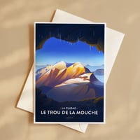 Image 1 of Carte de vœux - Trou de la Mouche, La Clusaz